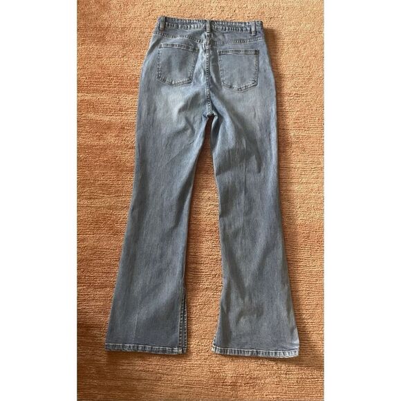 L&M Black Label Jeans Women’s Size 13 Bootcut High Rise Stretch Cowlgirl Biker - Picture 1 of 9